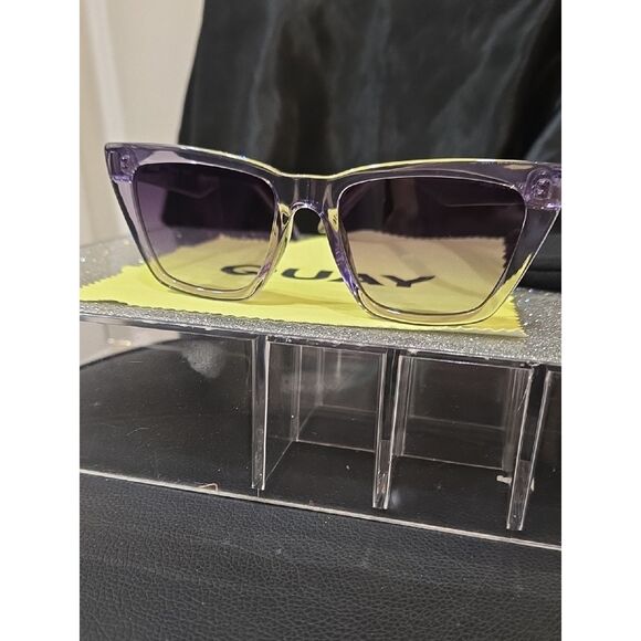 Quay Australia Call The Shots Cat Eye Sunglasses- Sweat Pea Frame/Smoke Lens main image 6